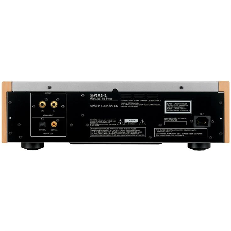 Yamaha CD-S1000 Natural Sound Super Audio CD Player 2 Yamaha CD-S1000 Natural Sound Super Audio CD Player - Image 2
