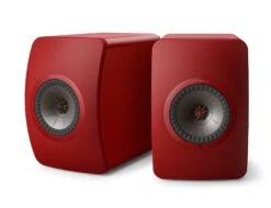 KEF LS50 Wireless II Bookshelf Speaker (Pair) 27 KEF LS50 Wireless II Bookshelf Speaker (Pair) -Home Electronics Store 20 KEF LS50WirelessII Crimson Red SE Pair Front Angle 0920