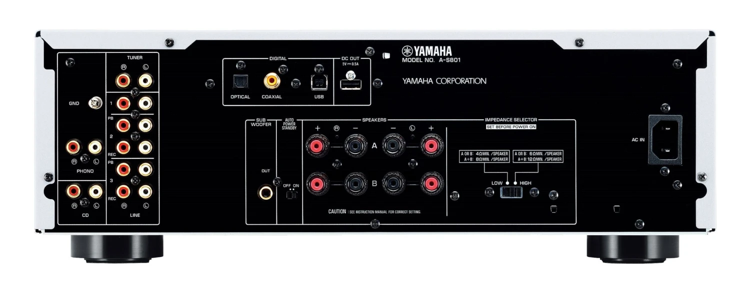 Yamaha A-S801 Integrated Amplifier 2 Yamaha A-S801 Integrated Amplifier - Image 2