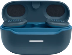 JBL Endurance Race TWS True Wireless Active Sports Earbuds 39 JBL Endurance Race TWS True Wireless Active Sports Earbuds -Home Electronics Store 6.JBL EnduranceRace ProductImage CaseOpen Blue