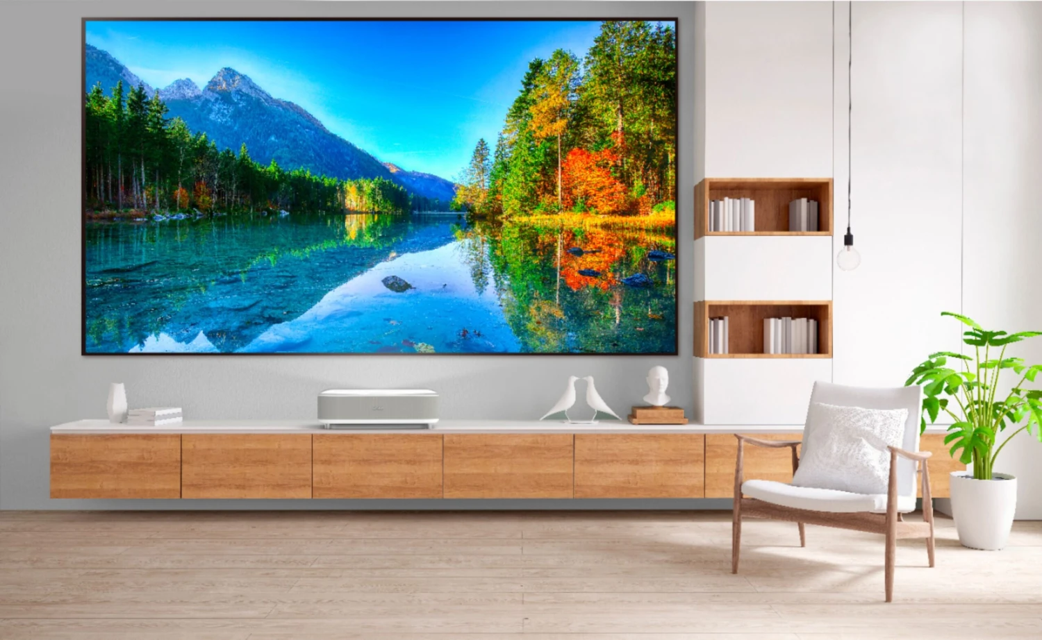 Epson® Epson EpiqVision Ultra LS300 Smart Streaming Laser Projector - White 5 Epson® Epson EpiqVision Ultra LS300 Smart Streaming Laser Projector - White - Image 5