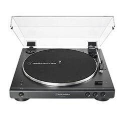 Audio-Technica AT-LP60XBT-USB-BK Fully Automatic Belt-Drive Stereo Turntable With Bluetooth And USB