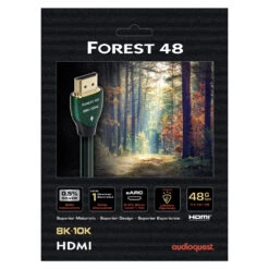 Audioquest Forest 48 HDMI Digital Audio/Video Cable With Ethernet 48Gbps 8K-10K -Home Electronics Store AudioQuest Forest48 box