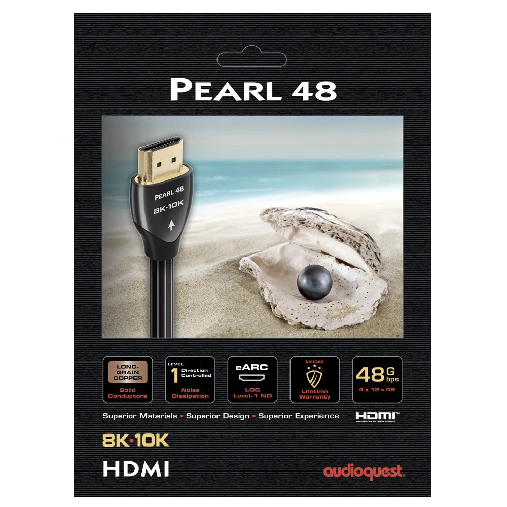 Audioquest Pearl 48 HDMI Digital Audio/Video Cable With Ethernet 3 Audioquest Pearl 48 HDMI Digital Audio/Video Cable With Ethernet - Image 3