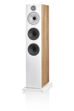 Bowers & Wilkins 603 S3 Floorstanding Speakers (Each) 24 Bowers & Wilkins 603 S3 Floorstanding Speakers (Each) -Home Electronics Store B W 603S3OakAngledGrilleOff