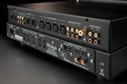 McIntosh C49 2-Channel Solid State Stereo Preamplifier -Home Electronics Store C49 Back background