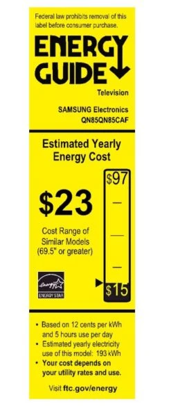 Samsung 85" Class QN85C Neo QLED 4K Smart TV -Home Electronics Store Capture 7c41e1a3 9f9b 494f ad64 7383238f15a8