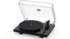 Pro-Ject Debut Carbon EVO Turntable With Sumiko Rainier Cartridge -Home Electronics Store Debut Carbon Evo Gloss Black Dustcover