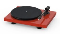 Pro-Ject Debut Carbon EVO Turntable With Sumiko Rainier Cartridge -Home Electronics Store Debut Carbon Evo Gloss Red