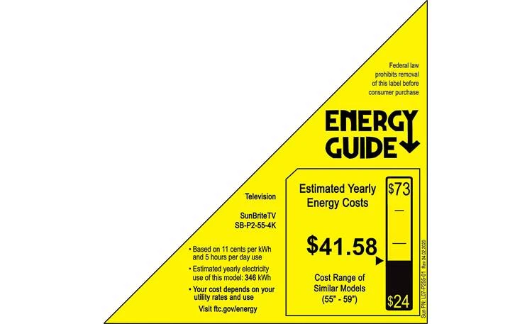 SunBrite Pro 2 Series Full Sun 4K UHD 1000 NIT Outdoor TV - 55" | Black 6 SunBrite Pro 2 Series Full Sun 4K UHD 1000 NIT Outdoor TV - 55" | Black - Image 6