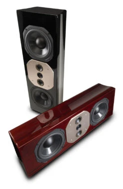 McIntosh LCR80 3-Way Center-Cannel Speaker -Home Electronics Store LCR80groupBlackandRWnogrilles027