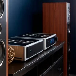 NAD Masters Series M23 HybridDigital Stereo Power Amplifier -Home Electronics Store NADM23M33onBlackCabinetswithPSBT600 Facebook 2048x2048 1