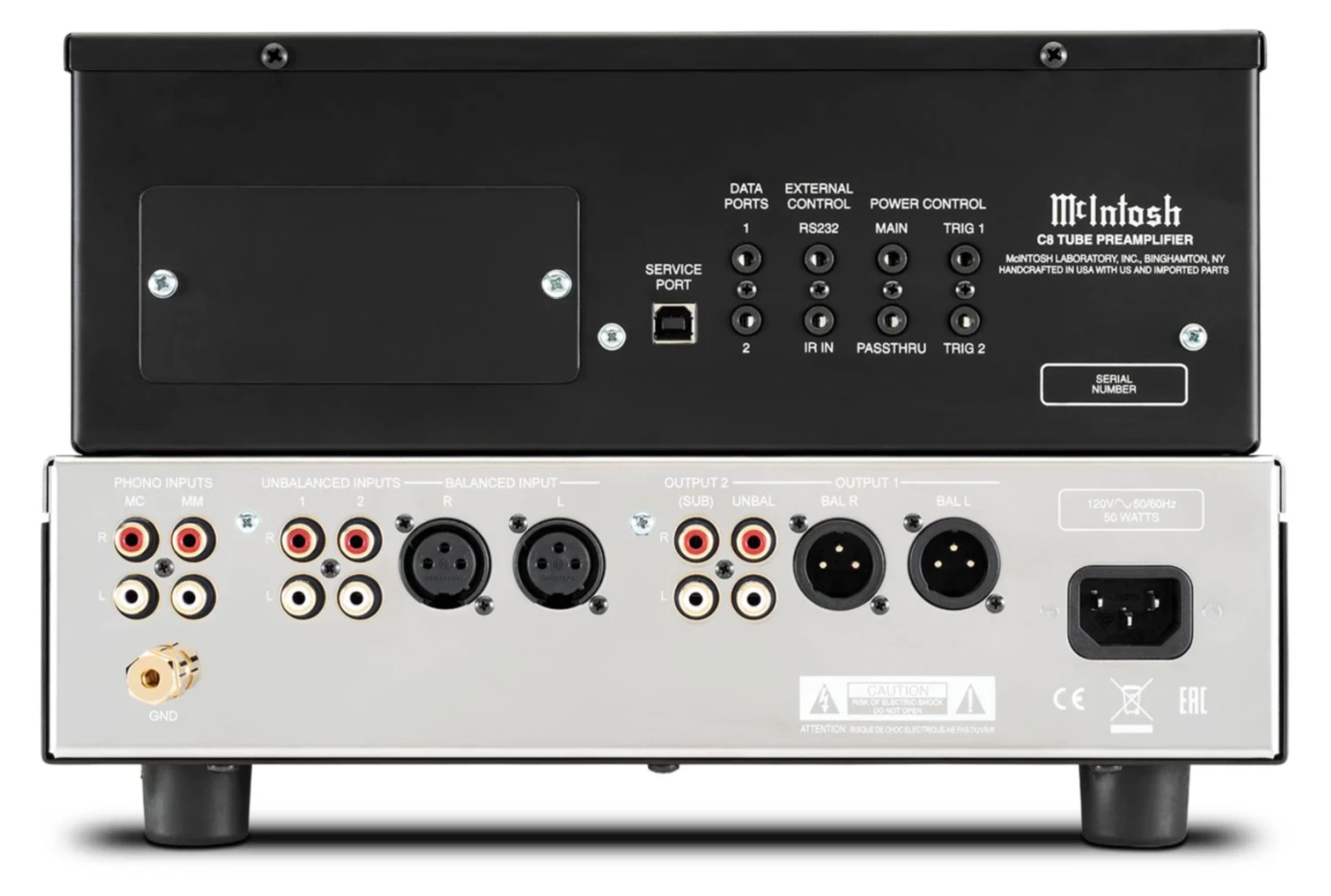 McIntosh C8 2-Channel Vacuum Tube Preamplifier 5 McIntosh C8 2-Channel Vacuum Tube Preamplifier - Image 5