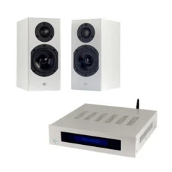 Totem KIN Amp And Monitor Wireless Bundle 10 Totem KIN Amp And Monitor Wireless Bundle -Home Electronics Store TOTEM KIN Monitor Amp Bundle white
