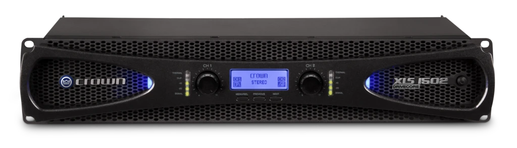 Crown XLS 1502 2 Channel Power Amplifier 1 Crown XLS 1502 2 Channel Power Amplifier
