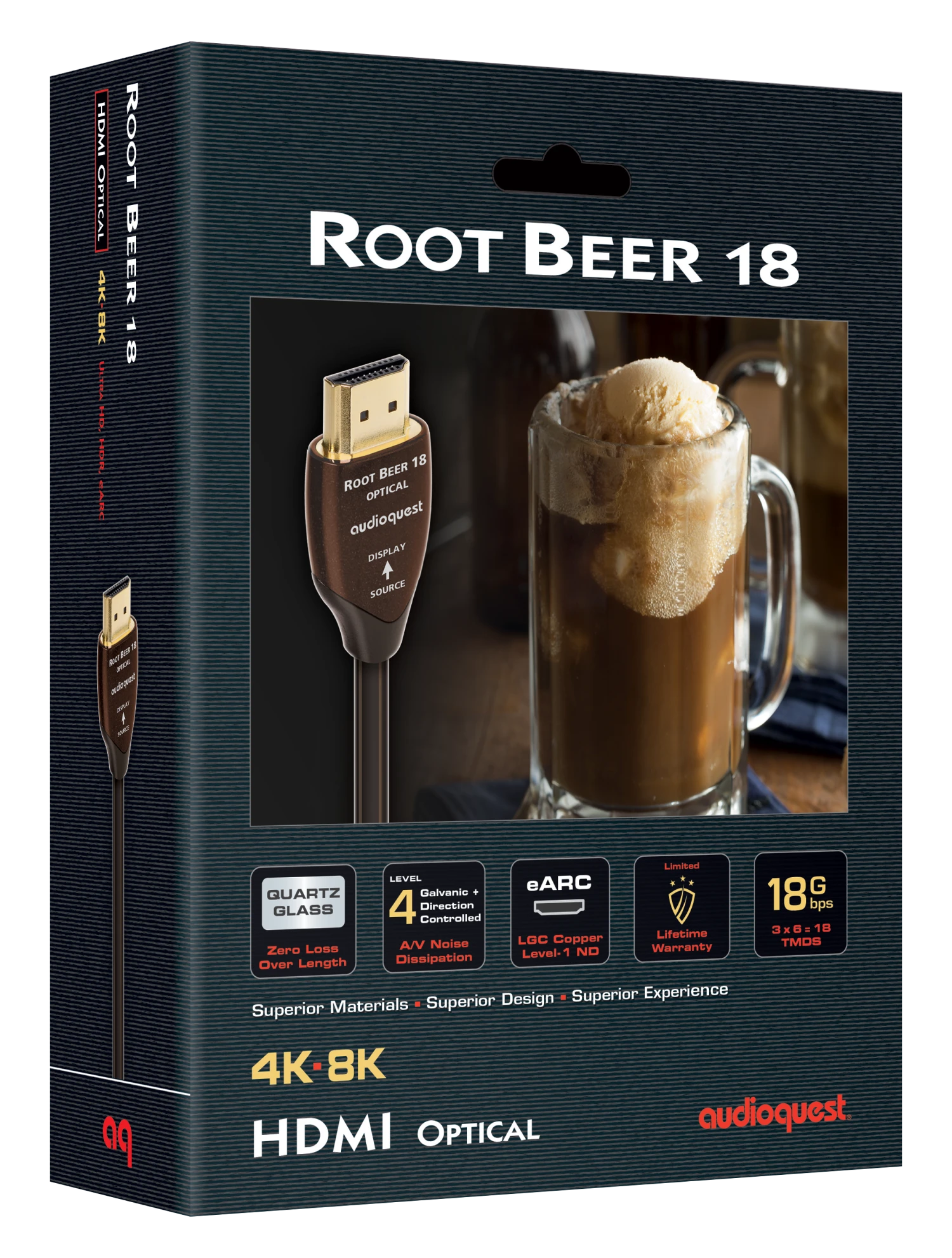 AudioQuest Root Beer 18 Long-Distance Active Optical HDMI 11 AudioQuest Root Beer 18 Long-Distance Active Optical HDMI - Image 11