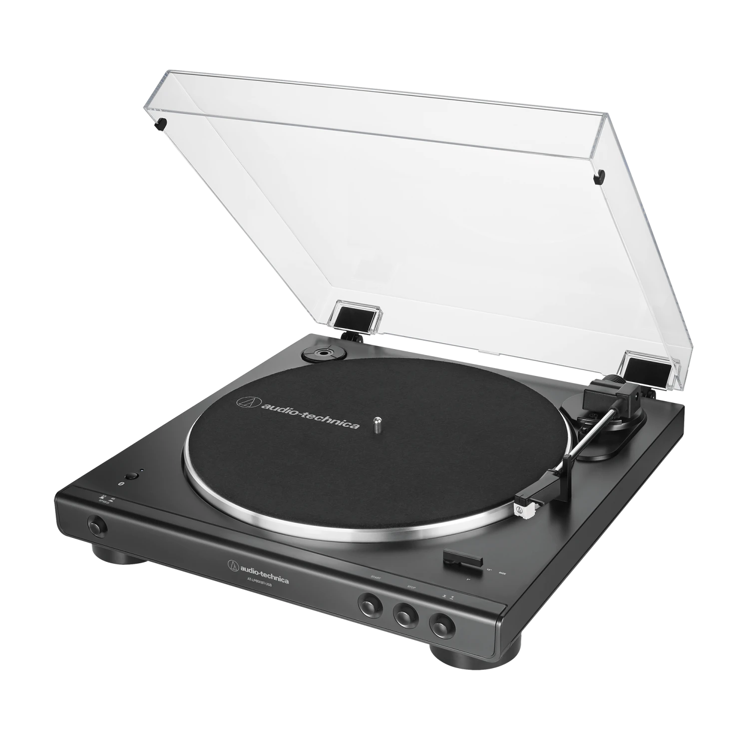 Audio-Technica AT-LP60XBT-USB-BK Fully Automatic Belt-Drive Stereo Turntable With Bluetooth And USB 2 Audio-Technica AT-LP60XBT-USB-BK Fully Automatic Belt-Drive Stereo Turntable With Bluetooth And USB - Image 2