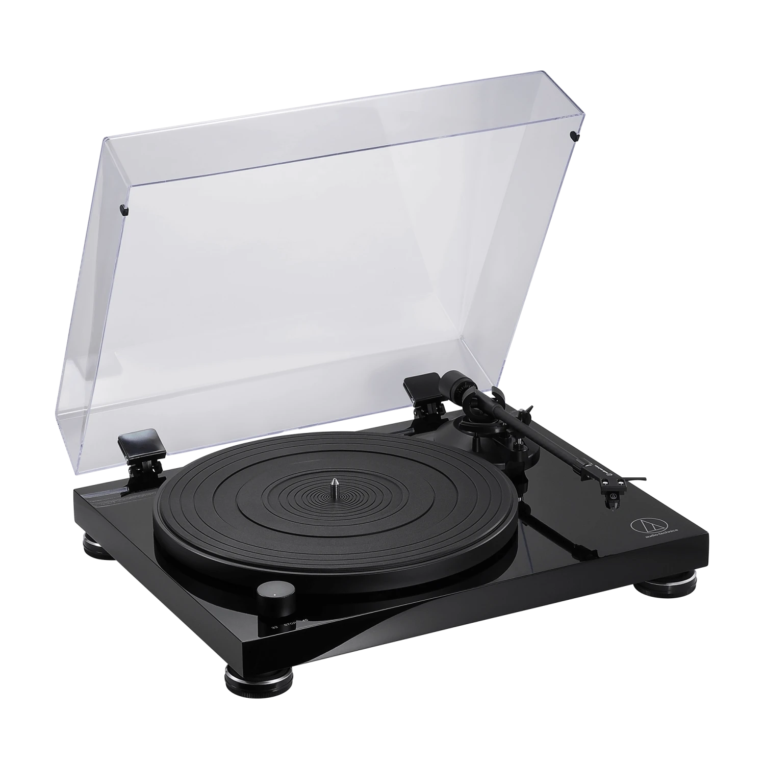 Audio-Technica AT-LPW50PB Fully Manual Belt-Drive Turntable 2 Audio-Technica AT-LPW50PB Fully Manual Belt-Drive Turntable - Image 2