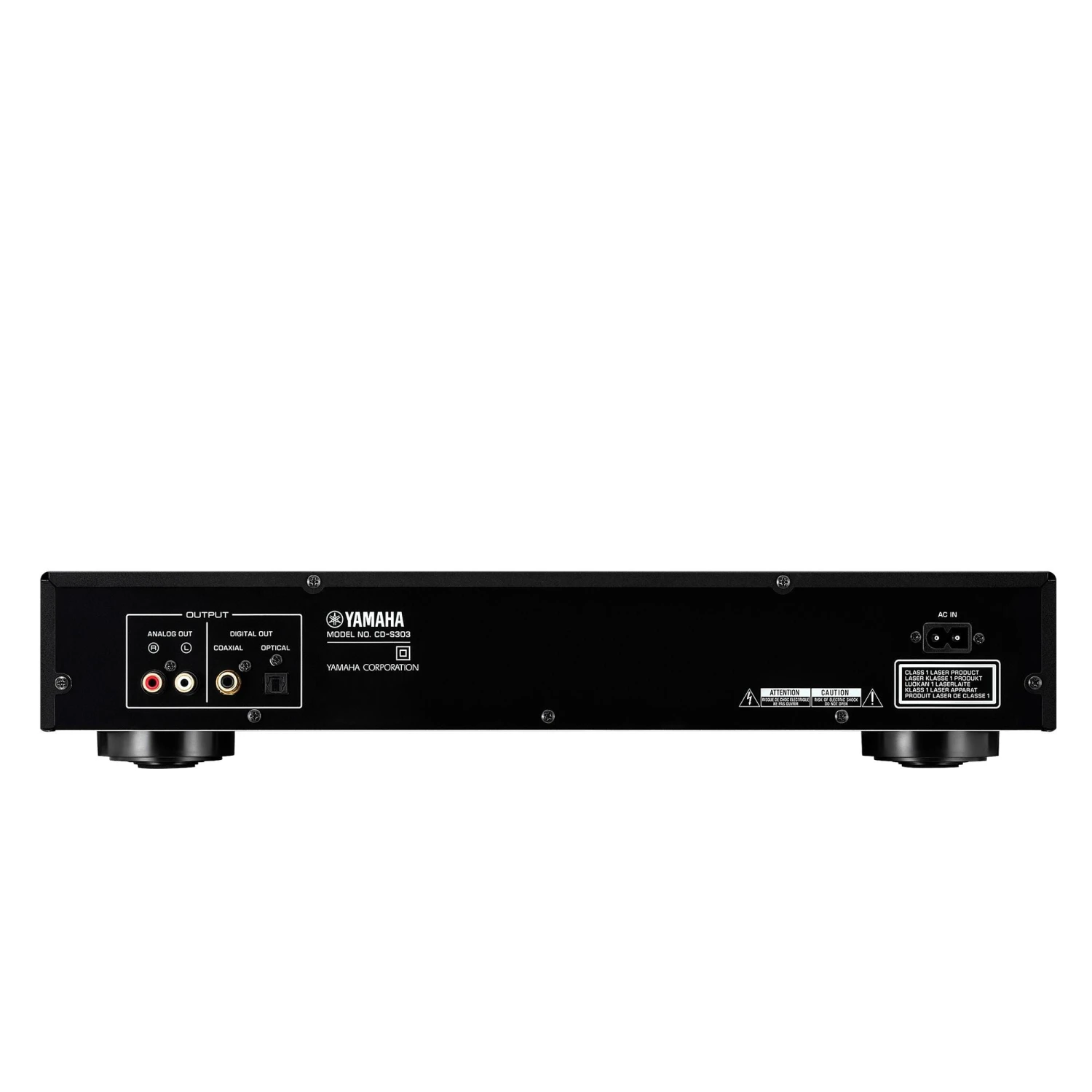 Yamaha CD-S303BL CD Player (Black) 3 Yamaha CD-S303BL CD Player (Black) - Image 3