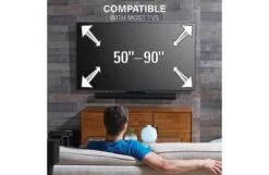 Sanus WSSATM1-B2 Extendable Soundbar TV Mount Designed For Sonos Arc (Black) -Home Electronics Store g051SATM1B o other7