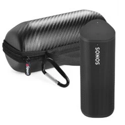 Sonos Roam Portable Smart Speaker With GSport Carbon Hardshell Travel Case