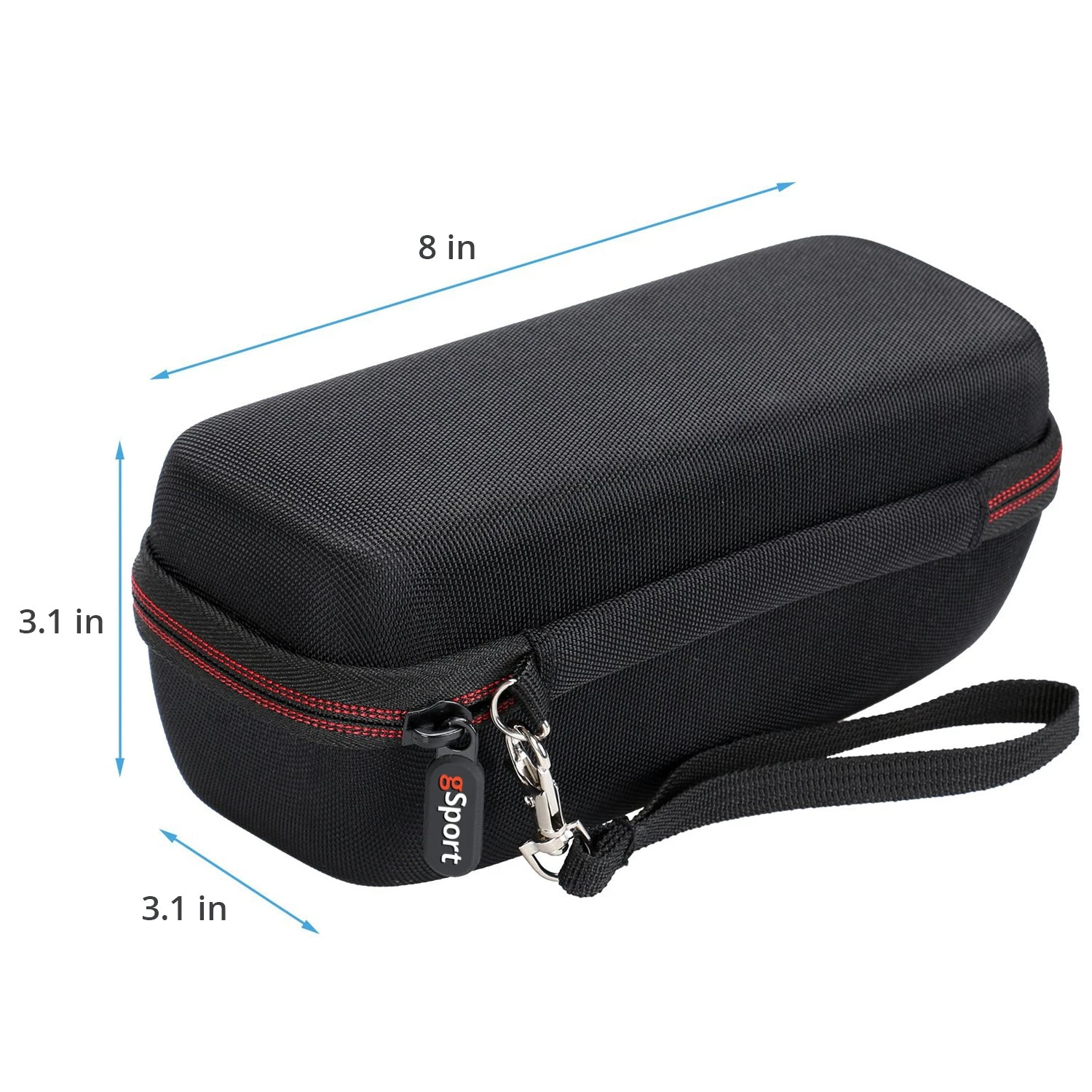 GSport Deluxe EVA Hardshell Protective Travel Case For JBL FLIP Portable Bluetooth Speakers (Black) 3 GSport Deluxe EVA Hardshell Protective Travel Case For JBL FLIP Portable Bluetooth Speakers (Black) - Image 3