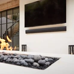 Definitive Technology Mythos 3C-85 On-Wall Passive Sound Bar For 85 Inch TVs -Home Electronics Store mythos 3c 85 weatherproof