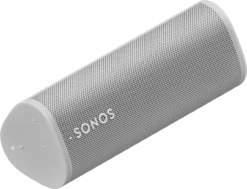 Sonos Roam Portable Speaker & Wireless Charger Set -Home Electronics Store roam angle horizontal white 95c9b747 71eb 4e6d 8d25 207c6bd59de5