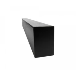 SunBrite All Weather 2-Channel Passive Soundbar For TVs 55 Wide And Larger (Black) -Home Electronics Store sb aw sndbr s b angle side 1